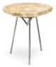 Petrified 580 Side Table Large - Stainless Leg