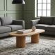 Ripple 1400 Oval Coffee Table - Messmate