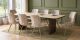 Riviera 2400 Dining Table + 8 Grey Polly Chairs - Taupe