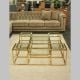 Rosario Square Coffee Table - Gold