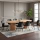 Ripple 2700 Dining Table - Messmate