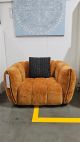 Clearance - Minto Armchair - Burnt Orange 