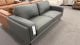 Clearance - Zeplin 3 Seater - Grey Leather