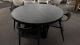 Clearance - Jensen Round Dining Table + 4 Sentana Black Timber Dining Chairs