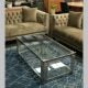 Amara Rectangle Coffee Table - Silver