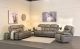 Bailey 3 + 2 Seater + Armchair Sofa Recliner Suite - Light Grey