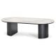 Como Rectangle Coffee Table - Black - Ceramic Top