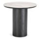 Como Round Lamp Table - Black - Ceramic Top