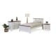 Cooper 3 Piece King Single Bedroom Suite With Dressing Table Base - Two Tone
