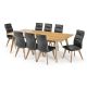 Esperance 2400 Dining Table + 8 Carter Dining Chairs
