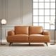 Jersey 2.5 Seater Sofa - Camel Brown Leather