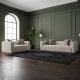 Langham 3 + 2 Seater Sofa Suite - Linen