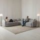 Leo 5 Seater Corner Lounge Suite - Grey