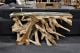 Narto Teak Root 1500 Console Table With Glass