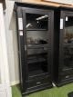 Clearance - Paris Black Display Cabinet - 1 Door 