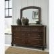 Porter 7 Drawer Dressing Table & Mirror