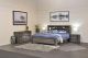 Prism 4 Piece Queen Bedroom Suite With Dressing Base - Graphite