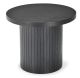 Ripple 600 Round Lamp Table - Black