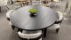 Clearance - Ripple 1400 Round Dining Table & 4X Raymond Dining Chairs