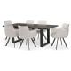 Xenia 2100 Dining Table + 6 Kelsey Chairs