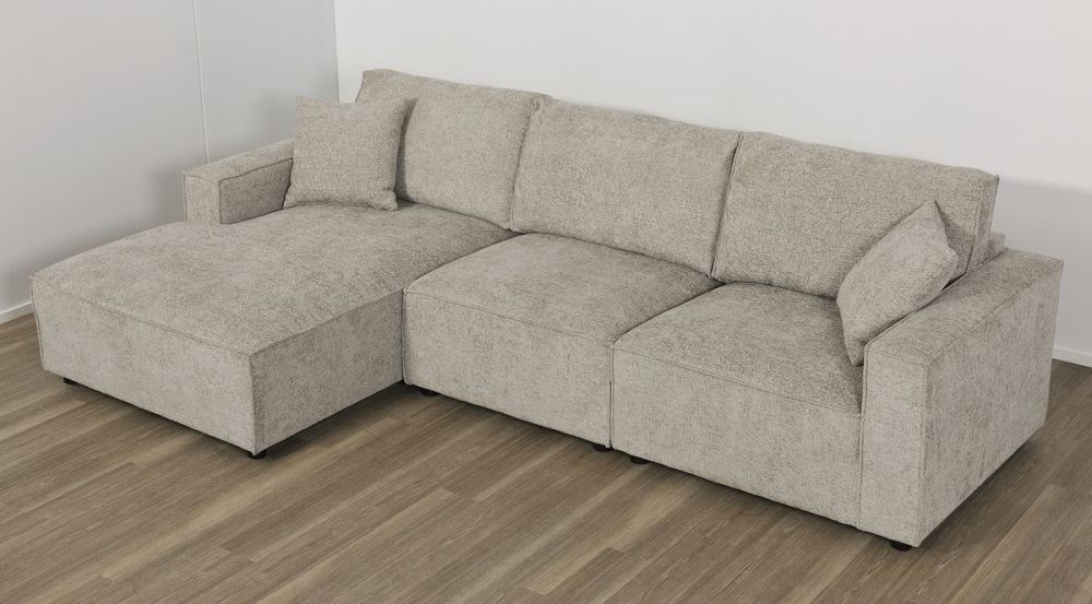 Urban 3 Seater Chaise Sofa - LAF Chaise - Slate
