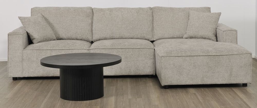 Urban 3 Seater Chaise Sofa - RAF Chaise - Slate