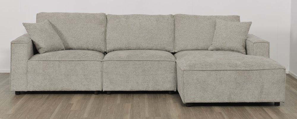 Urban 3 Seater Chaise Sofa - RAF Chaise - Slate