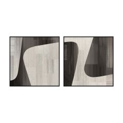 Interlock Framed Canvas - Set Of 2 - 17805Es