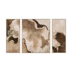 Erosion Framed Canvas - Set Of 3 - 28849E