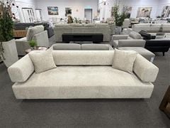 Clearance - Santorini 3 Seater - Latte