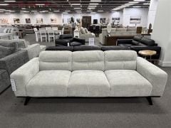 Matera 3 Seater - Greygum - Ebony Legs