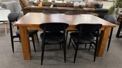 Clearance - Kimberley 1800 Dining Table 6X Oslo Dining Chairs
