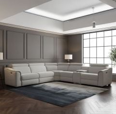 Alpha 5 Seater Corner Recliner Suite