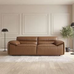 Aspen 3 Seater Sofa - Vintage Chocolate Leather