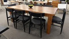 Clearance - Kimberley 2100 dining Table + 8X Bergen Dining Chairs