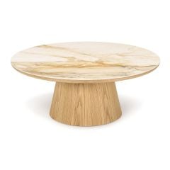 Evoke Round Coffee Table - Natural Ash