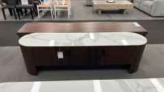 Clearance - Como 3 Door Entertainment Unit Walnut