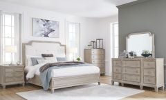 Jorlaina King Bedroom Suite With Dressing Table & Mirror