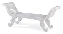 Cleopatra Bench - White