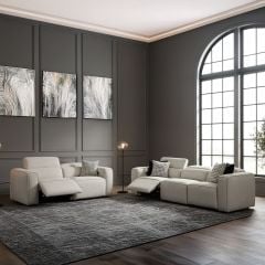 Marko 3 + 2 Recliner Sofa Suite - Shale