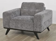 Matera Armchair - Caviar Fabric - Ebony Leg