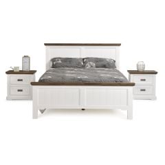 Paris King Bed - Provincial Two Tone