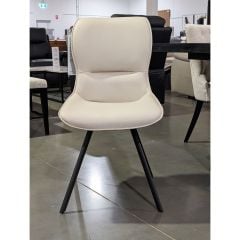 Polly Dining Chair - Shadow - Black Leg
