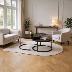 Zara Nest Of Tables - Black
