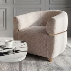 Santorini Accent Chair - Beige