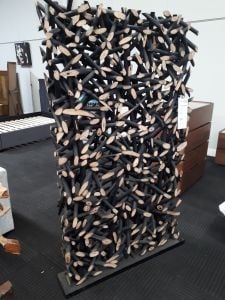 Clearance - Divider Taiga Wall - Black