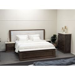 Torino 4 Piece King Bedroom Suite With Tallboy Chest