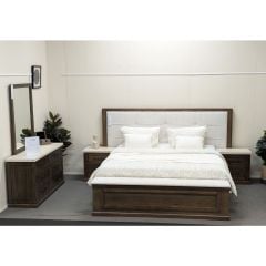 Torino 4 Piece Queen Bedroom Suite With Dressing Table Base