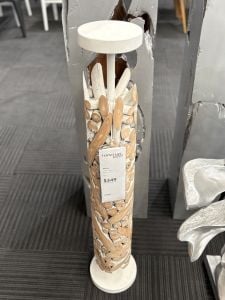 Clearance - White Candle Taiga Uli - Small