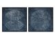Hemisphere Print - Set Of 2 - 151130